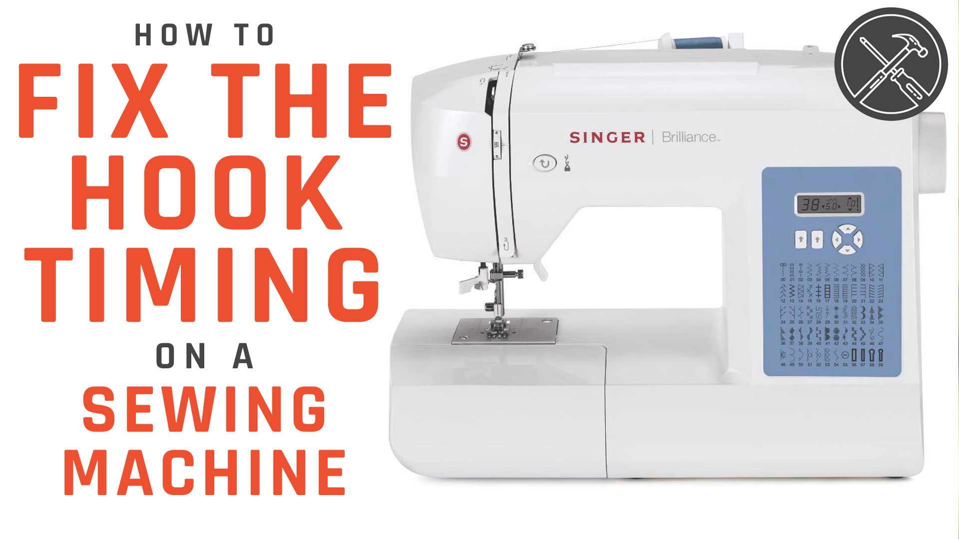 How To Fix The Hook Timing On A Sewing Machine LRN2DIY