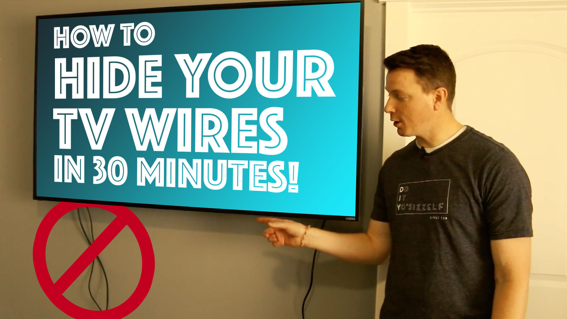How to Hide TV Wires