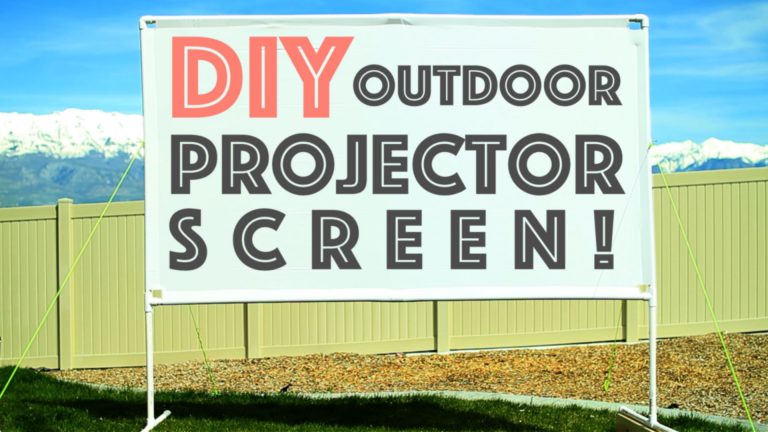 DIY Outdoor Projector Screen