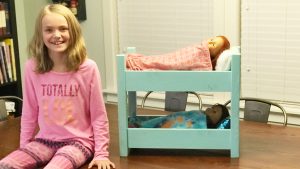 diy doll bunk bed
