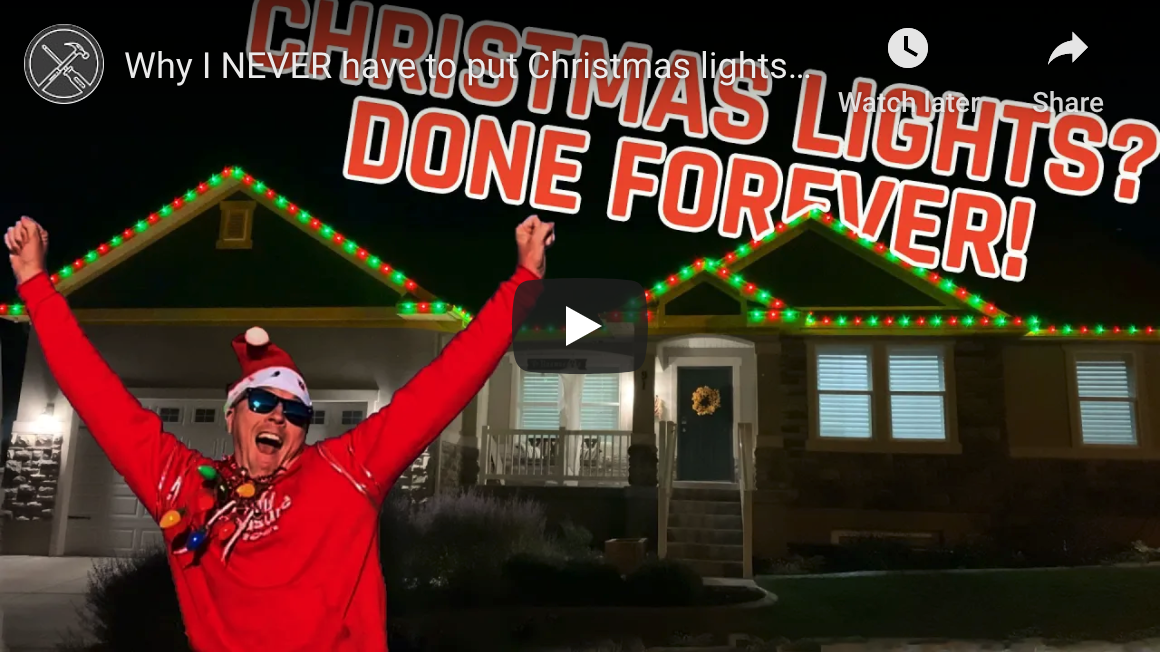 How To Never Put Up Christmas Lights Again (but still have Christmas