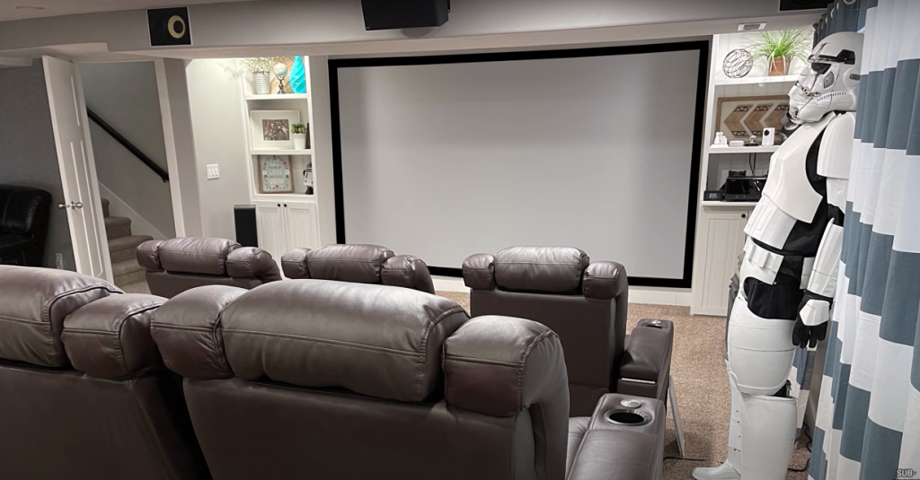 Dolby Atmos 7.1.4 (7.2.4) Setup  Home theater decor, Small home theaters, Home  theater design