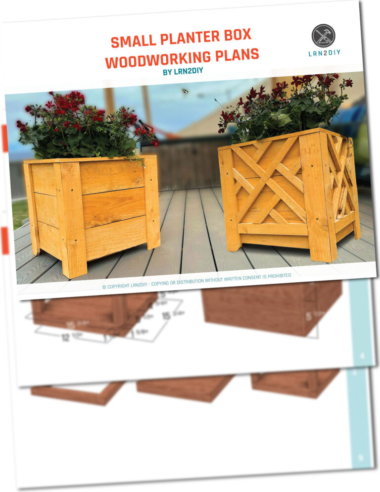 DIY Planter Box for Around $20- Two Versions! – LRN2DIY